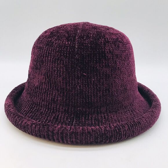 Talia A81314 Packable Hat Maroon Boucle Knit Cap Womens OSFM Short Brim Headwear - Picture 7 of 8